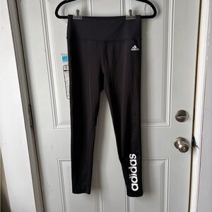 Adidas Aeroready Primegreen High-Rise Logo Leggings 🏃‍♀️